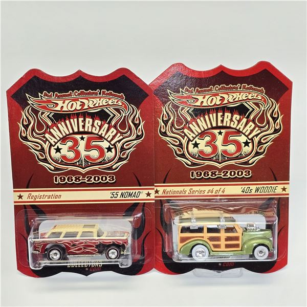 Hot Wheels 35th Anniversary 3rd Annual Collectors Nationals pair