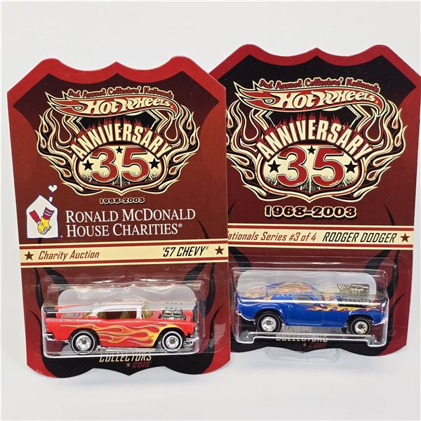 Hot Wheels 35th Anniversary 3rd Collectors Nationals Pair