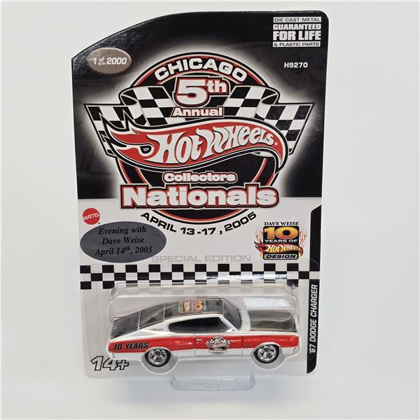 Hot Wheels 5th Annual Collectors Nationals Dinner Sticker Charger