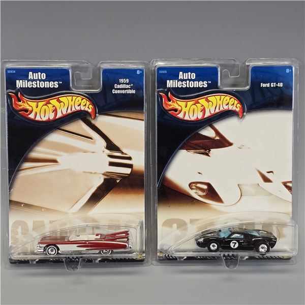Hot Wheels premium Auto Milestones pair