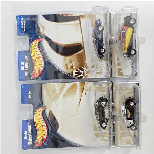Hot Wheels premium lot of 4 Auto Milestones