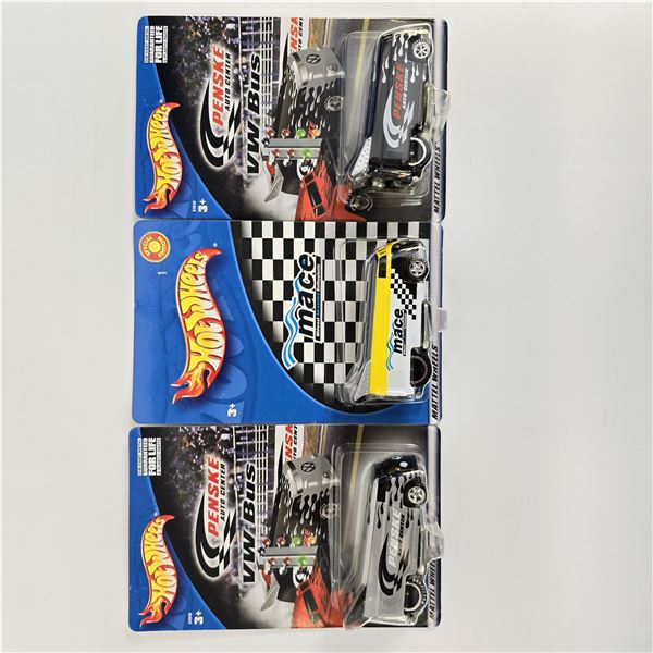 Hot Wheels VW Drag Bus lot of 3