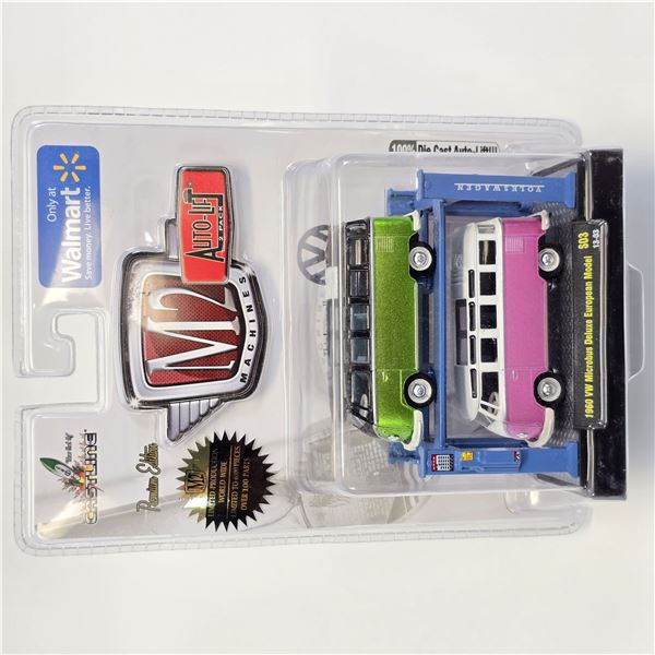 M2 Machines Auto Lift Vw microbus limited editon set Walmart Exclusive