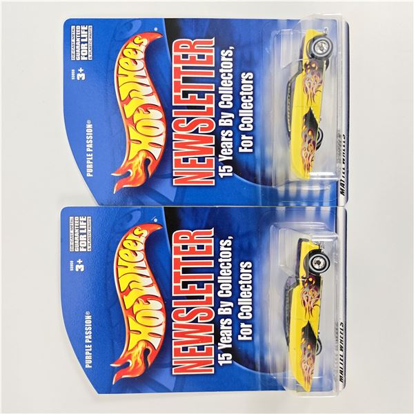 Hot Wheels Newsletter Purple Passion pair