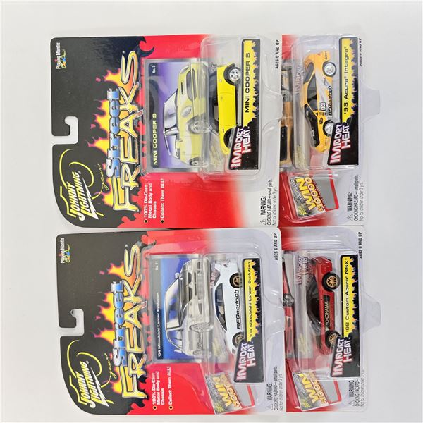 Johnny Lightning lot of 4 Street Freaks Import Heat