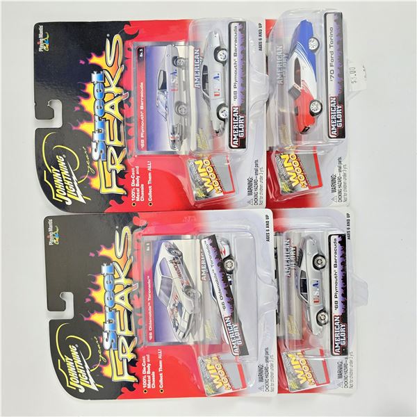 Johnny Lightning lot of 4 Street Freaks American Glory