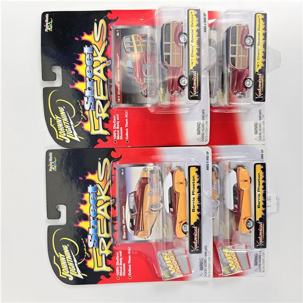 Johnny Lightning lot of 4 Street Freaks