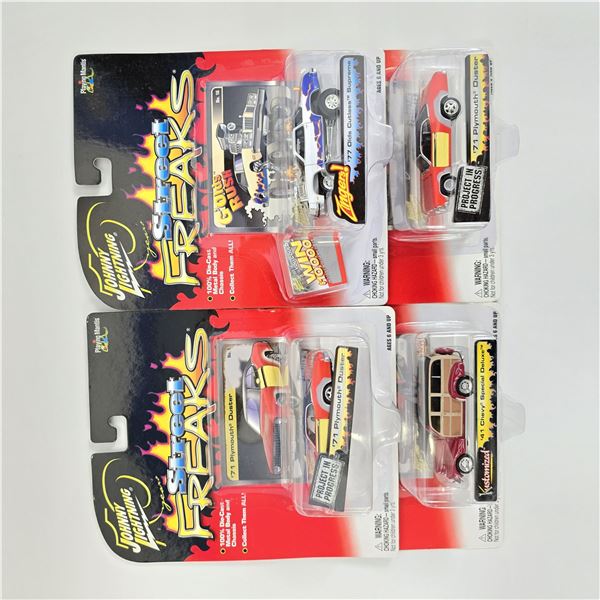 Johnny Lightning lot of 4 Street Freaks