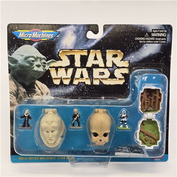 Galoob Micro Machines Star Wars Head Collection IV play set