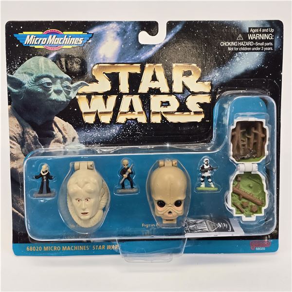 Galoob Micro Machines Star Wars Head Collection IV play set