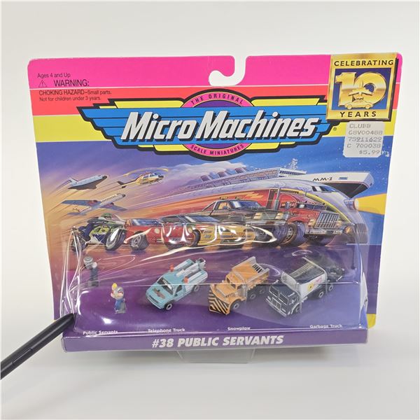 Galoob Micro Machines Public Servants play set/ blister pack