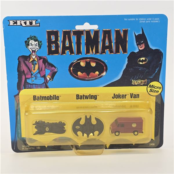 ERTL 1989 Micro size Batman play set