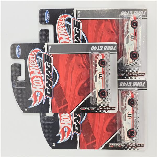 Hot Wheels Garage Ford GT40 lot of 3