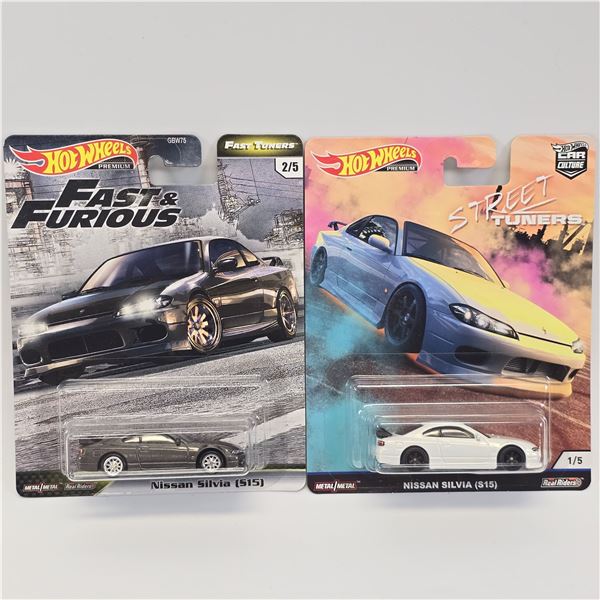Hot Wheels Car Culture pair of Nissan Silvia S15