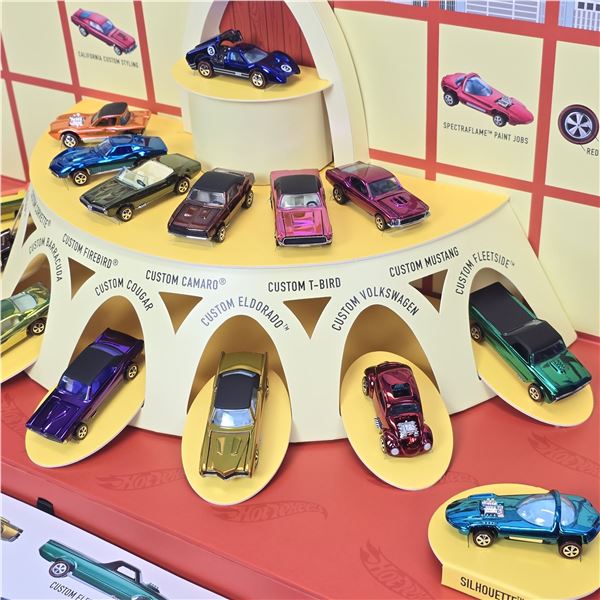 Hot Wheels RLC Original 16 50th Anniversary release Display