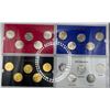 Image 1 : 2001 American State Quarters - Denver, Philadelphia, Platinum, and Gold Sets
