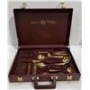 Image 6 : 72-piece Heart-Golden Nivella Solingen Cutlery 23/24 CT Gold Plating, Total Weight approx 6564g