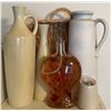 Image 1 : Assorted Lamps Jugs Oil Lamp & More