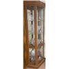 Image 2 : Oak Curio Corner Cabinet 31x26x72