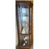 Image 1 : Oak Corner China Cabinet 33x24x73
