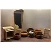 Image 1 : Decorative Wood Bowls Baskets Vintage Mirror & More