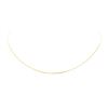 Image 1 : 18 Inch Rounded Snake Chain - 14KT Yellow Gold