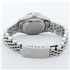 Image 9 : Rolex Ladies Quickset Stainless Steel Silver Diamond Bezel Datejust Wristwatch