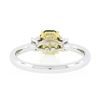 Image 7 : NEW 18k Gold 1.46 ctw GIA Ceylon Alexandrite & Emerald Cut Diamond Engagement Ri