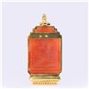 Image 3 : Pendant With Antique Chinese Qing Dynasty Glass Panel of Confucius