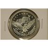 Image 1 : 1 TROY OZ .999 FINE SILVER UNC ROUND SILVER TRADE