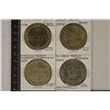 Image 1 : 4-METAL $1 CASINO GAMING TOKENS: 1998 INDIAN