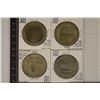 Image 2 : 4-METAL $1 CASINO GAMING TOKENS: 1998 INDIAN