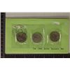 Image 2 : 1980 SBA DOLLAR 3 COIN UNC SET WITH ENVELOPE