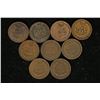 Image 2 : 9 ASSORTED INDIAN HEAD CENTS: 1900-1906