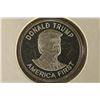 1/10 TROY OZ. .999 FINE SILVER PF ROUND DONALD