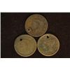 Image 1 : 1816, 1836 & 1856 US LARGE CENTS WITH HOLES
