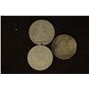 1839, 1853 & 1890 SILVER SEATED LIB. DIMES