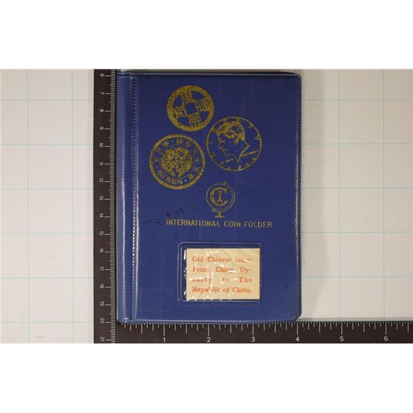 SET OF 20-OLD CHINESE COINS FROM CHING DYNASTY TO