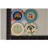 4-$1 PLASTIC CASINO GAMING TOKENS: MANDALAY BAY,