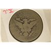 Image 2 : 1901 SILVER BARBER HALF DOLLAR SCRATCHED ON THE