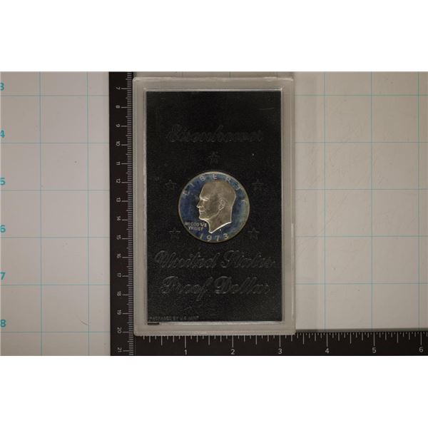 KEY DATE 1973-S IKE SILVER DOLLAR (BROWN PACK) NO