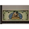 Image 2 : 2014 ONE DISNEY DOLLAR CRISP UNC COLORIZED BILL: