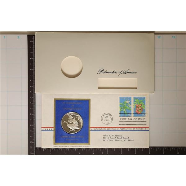 .8 TROY OZ STERLING SILVER POSTMASTERS OF AMERICA