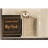 Image 2 : STAINLESS STEEL HIP FLASK WITH PEACE SILVER DOLLAR