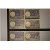 Image 1 : 6-INDIA 1 RUPEE BILLS