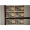 Image 2 : 6-INDIA 1 RUPEE BILLS