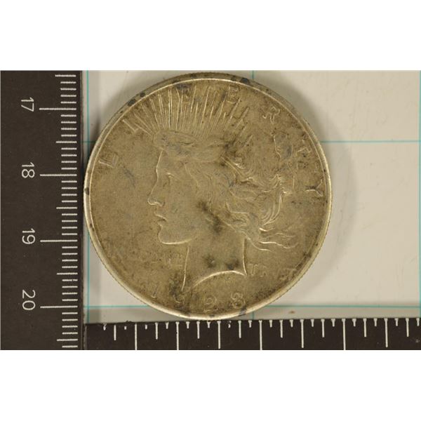 1923-S PEACE SILVER DOLLAR