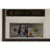 Image 1 : GOLD FOIL REPLICA 2009-A US $100 NOTE CRISP UNC