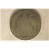 Image 1 : 1874 SILVER SEATED LIBERTY HALF DOLLAR