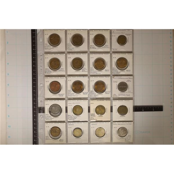 20-ARCADE TOKENS: MFG. STOCK ARCADE, L.L.